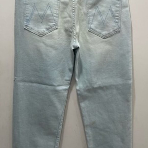 MOTHER The Pixie Tomcat High-Rise Jeans Pina Colada Paradise- Sz 30 - EUC - Picture 10 of 11